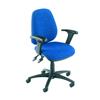 Vantage 100 Operator Chair with Adjustable Arms Blue