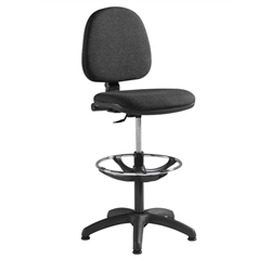 Warsaw Draftsman Chair Charcoal