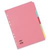Concord Commercial Subject Dividers 5-Part A4 Assorted - 51099
