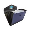 Snopake Expanding Organiser File Polypropylene 13 Part Foolscap Blue and Black Ref 13521 Snopake Expanding Organiser File Polypropylene 13 Part Foolscap Blue and Black Ref 13521