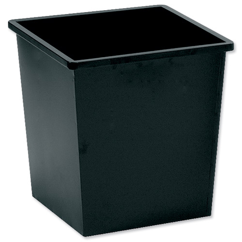 5 Star Office Waste Bin Square Metal Scratch Resistant W325xD325xH350mm