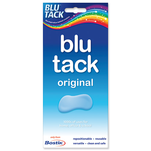Bostik Blutack Mastic Adhesive Nontoxic Economy Pack Ref 80108 Pack