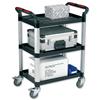 Utility Tray Trolley Standard 3 Shelf Capacity 150kg Utility Tray Trolley Standard 3 Shelf Capacity 150kg