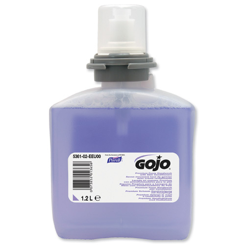 Gojo Foam Soap Hand Wash Refill with Conditioner for TFX Dispenser