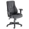 Trexus Hampshire Managers Armchair Leather Black Trexus Hampshire Managers Armchair Leather Black
