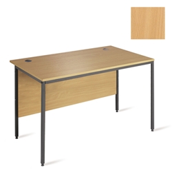Metro Straight Leg Rectangular Desk 754x746x725 Beech