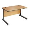 Metro Cantilever Rectangular Desk 754x746x725 Beech