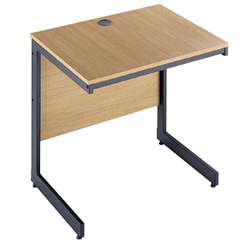 Metro Cantilever Extension Desk Beech