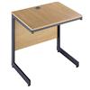 Metro Cantilever Extension Desk Beech