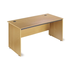 Metro Panel End Rectangular Desk 1228x746x725 Beech