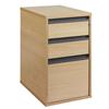 Metro Desk High Pedestal 410x600x725 Beech