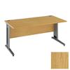 Largo Cable Managed Executive 1600mm Desk Oak - L16O