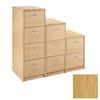 Largo 4 Drawer Deluxe Filing Cabinet Oak - LF4O
