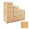 Largo 3 Dawer Deluxe Filing Cabinet Beech - LF3B