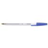 Euroffice Medium Ball Pen Blue 1.0mm Tip 0.4mm [Pack 50]