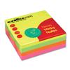 Euroffice Stcky Notes 76x76mm Neon Rainbow [Pack 1]