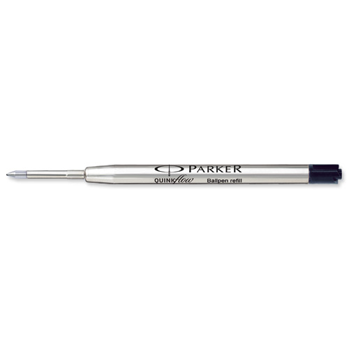 Parker Ball Pen Refill Fine Point Black Ref S0909530 Pack 12
