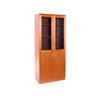 Concerto II Cherry Veneer Tall Cupboard with Glass Doors - CNTCOM