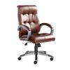 Catania Leather Faced Managers High Back Chair - CAT300T1
