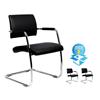 Bruge Soft Leather faced Meeting Chair - BRU100C1