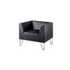 Linear Faux Leather Single Reception Seat - LNE50001