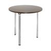 Nice Stacking Round Table 600mm Walnut - N6BTW