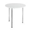 Nice Stacking Round Table 600mm White - N6BTWH