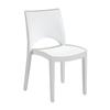 Blizzard White Indoor/Outdoor Café Chairs [Pack of 4] - BOXBLI1-W