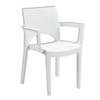 Blizzard Indoor/Outdoor White Café Chairs - [Pack of 4] - BOXBLI6-W