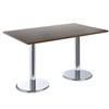 Pisa Café Rectangular Table 1600mm - Walnut - B16DHCW