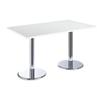 Pisa Café Rectangular Table 1600mm - White - B16DHCWH
