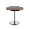 Pisa Café Round Table 600mm - Walnut - B6DHCW