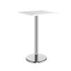 Pisa Cafe Square Poser Table - White - DPT7CWH