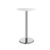 Pisa Café Round Poser Table 600mm - White - DPT6CWH