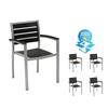 Tekwood Indoor/Outdoor Bistro Chairs - with [Pack of 4] - BOXTEK2