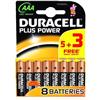 Duracell Plus Battery Alkaline 1.5V AAA Ref 81396875 (Pack 5 + 3 Free) Duracell Plus Battery Alkaline 1.5V AAA Ref 81396875 (Pack 5 + 3 Free)