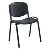Club Canteen Multi-Purpose Stacking Chair Black Legs Black Seat Club Canteen Multi-Purpose Stacking Chair Black Legs Black Seat