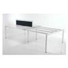 Essentials+ Triple Tool Rail Desk Mounted Screen 1500mm Black Essentials+ Triple Tool Rail Desk Mounted Screen 1500mm Black