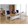 Beam 1600mm Wide Radial Desk Starter Kit Hoop Leg Beech/White Right Hand Beam 1600mm Wide Radial Desk Starter Kit Hoop Leg Beech/White Right Hand