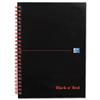 Black n Red Notebook Soft Cover Wirebound [Pack 10] - 100080155