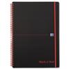 Black n Red Notebook Wirebound Polypropylene 90gsm [Pack 5] - 10008016