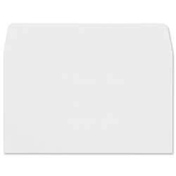 Plus Fabric Envelopes Wallet Press Seal 110gsm 89x152mm White [Pack 500]