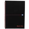 Black n Red Notebook Soft Cover Wirebound Perforated - 100080174
