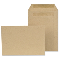 New Guardian Envelopes Lightweight Pocket Press Seal 80gsm Manilla C5 [Pack 500]