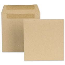 Envelopes, New Guardian Press Seal Plain Wage Pocket Manilla Envelopes 108x102mm [Pack 1000]