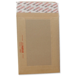 New Guardian Envelopes Heavyweight Board-backed Peel and Seal Manilla 190x140mm [Pack 125]