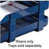 Rexel Agenda Classic Risers for Letter Trays 53mm Blue - 25225 [ x 5]