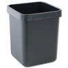 Rexel Agenda Classic Waste Bin Rectangular 28 Litres Charcoal - 25671