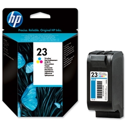 Hewlett Packard (HP) No. 23 Inkjet Cartridge Low Capacity 15ml Tri-colour Ref C1823GE