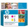 HP Inkjet Printhead No. 91 Magenta & Yellow Ref C9461A